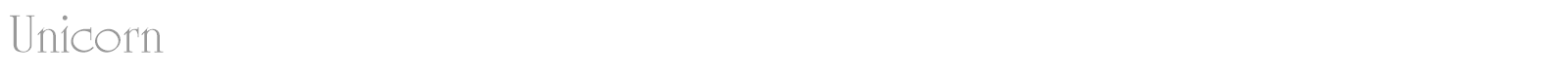 Unicorn font preview